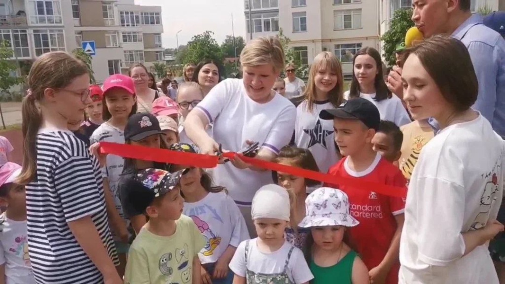 В городском округе Красногорск открылась новая детская площадка